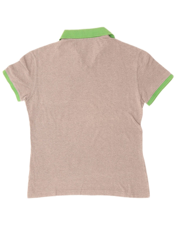 Camisa polo masculina Armani Jeans grande algodão cinza