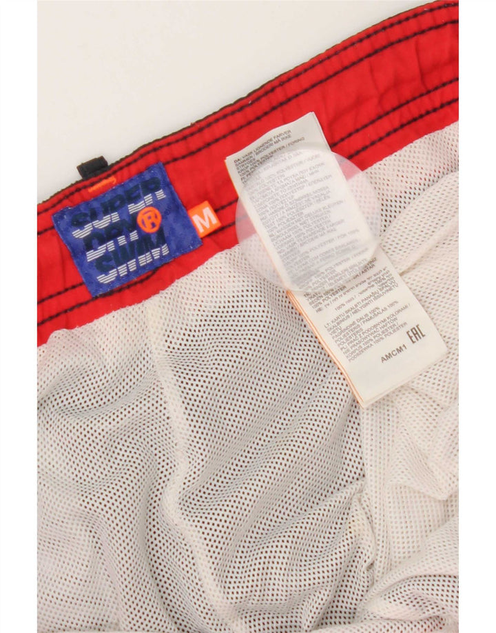Shorts de natação masculino Superdry Graphic médio W32 L5 azul marinho poliéster