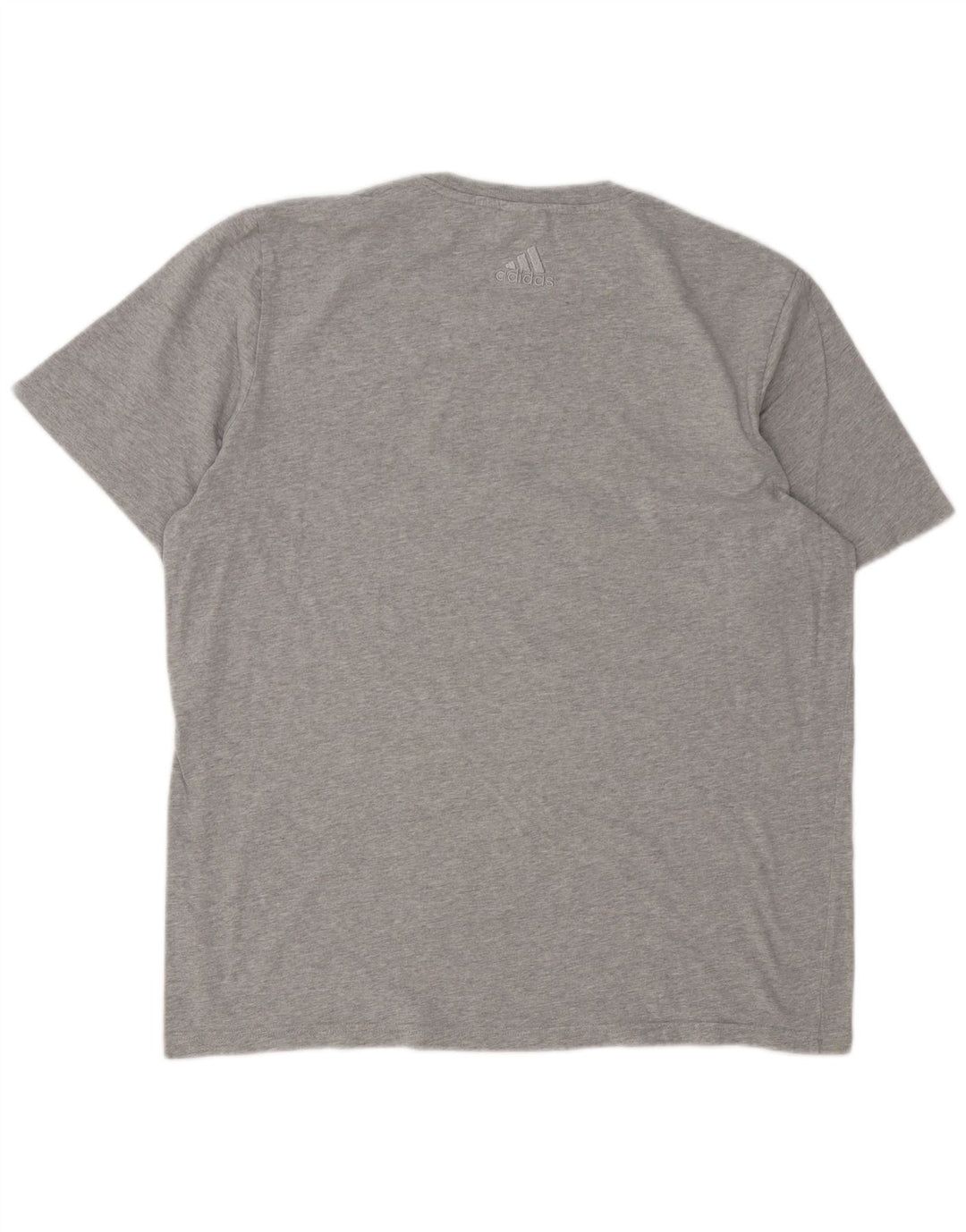 Camiseta Adidas Masculina Graphic Top Grande Algodão Cinza