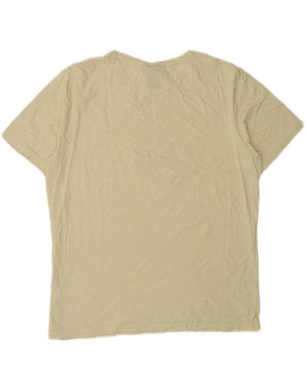 Camiseta feminina Maui and Sons com estampa gráfica UK 20 2XL algodão amarelo