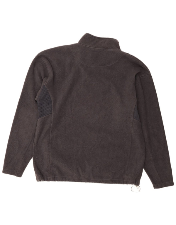 Wilson Mens Zip Neck Fleece Jumper XL Cinza Poliéster