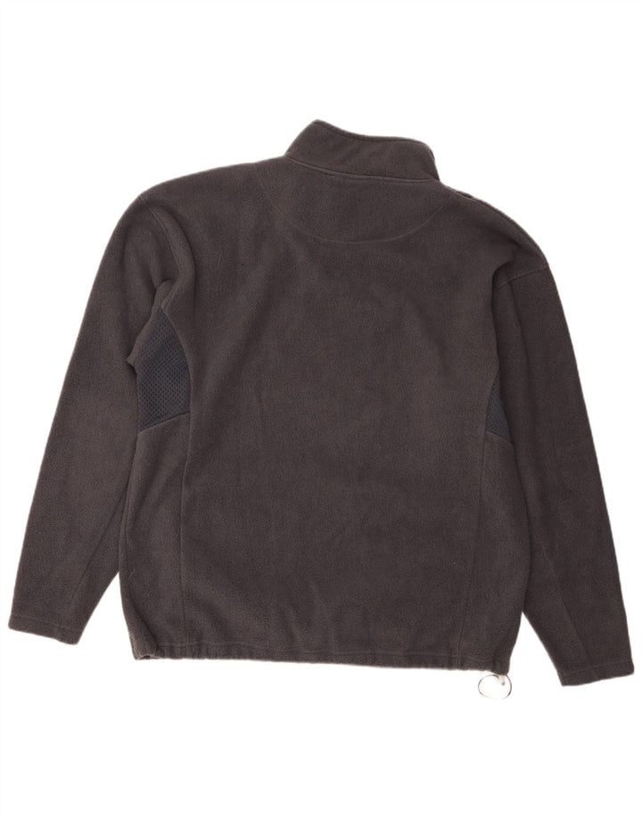 Wilson Mens Zip Neck Fleece Jumper XL Cinza Poliéster