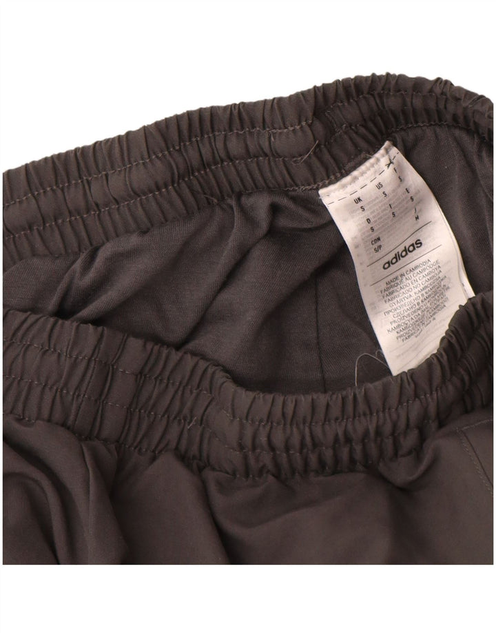 Adidas Mens Calças de treino Joggers Pequeno Poliéster Cinza