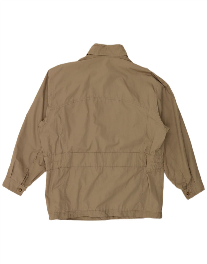 Jaqueta utilitária masculina Faciba IT 50 grande poliéster cáqui