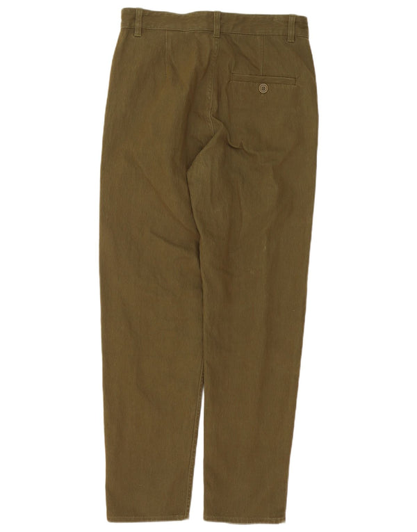Calça Chino Cônica Masculina Cos W30 L28 Algodão Cáqui