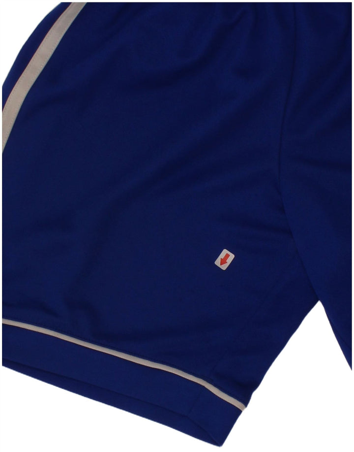 Shorts esportivos Adidas Boys Climalite 9-10 anos azul poliéster