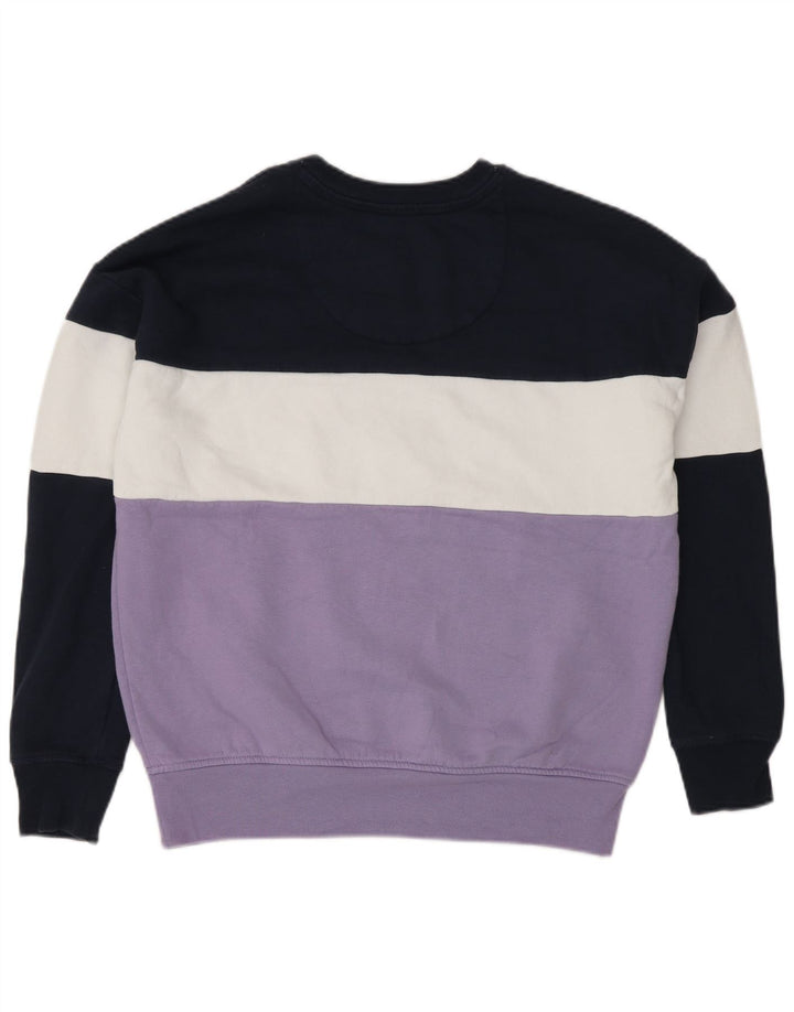 Jack Wills moletom gráfico feminino jumper UK 6 XS multicolorido
