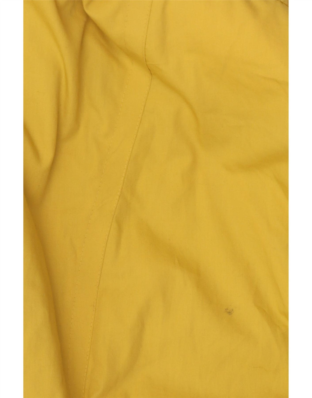 Capa de chuva desproporcionado UE 42 das mulheres do vintage grande poliéster amarelo