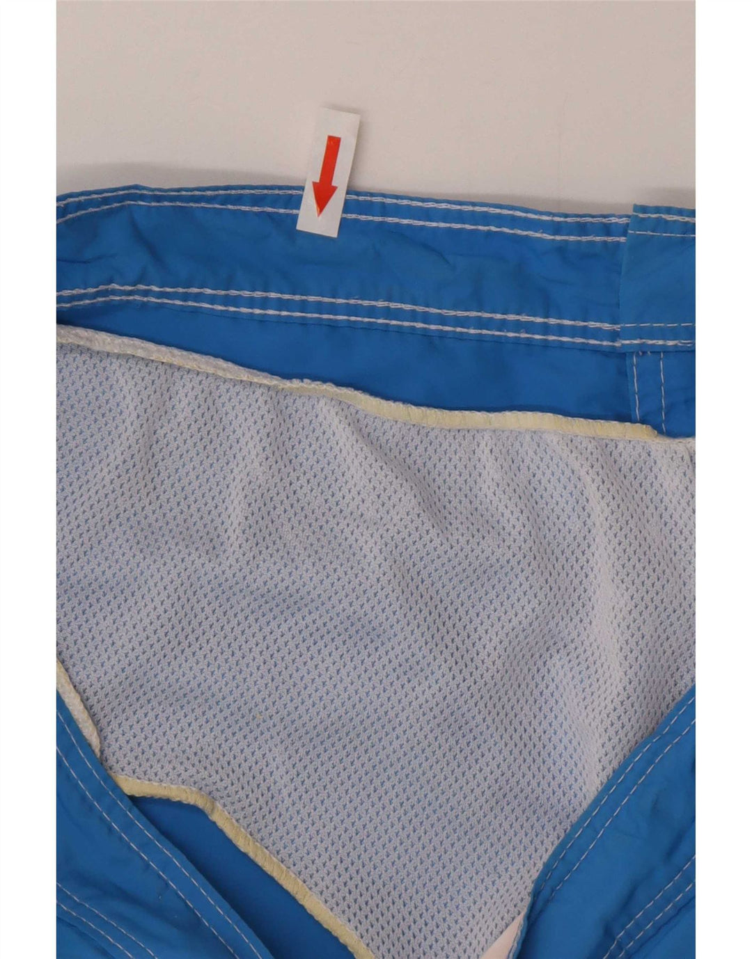 Sundek masculino regular shorts de natação grande azul colorblock nylon