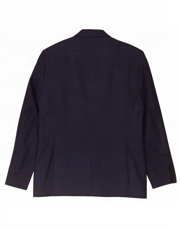 Jaqueta blazer masculina Zara com 2 botões EU 54 XL azul marinho