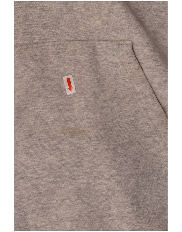 PUMA Mens Graphic Hoodie Jumper XL Algodão Cinza