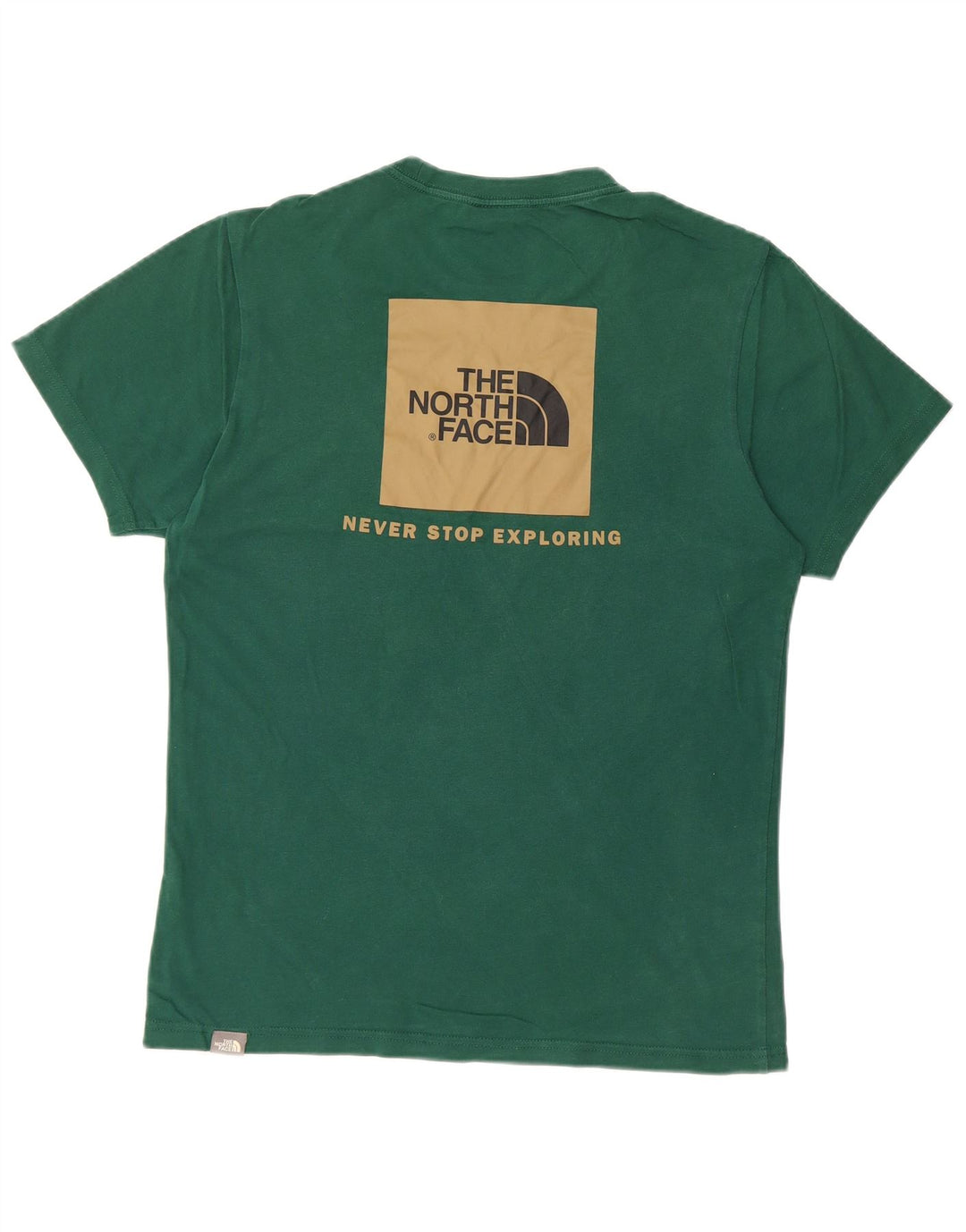 Camiseta gráfica masculina THE NORTH FACE top pequeno verde