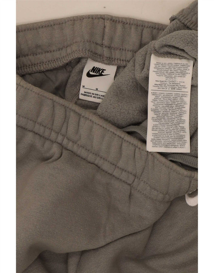 Calça de treino masculina Nike joggers cinza médio algodão