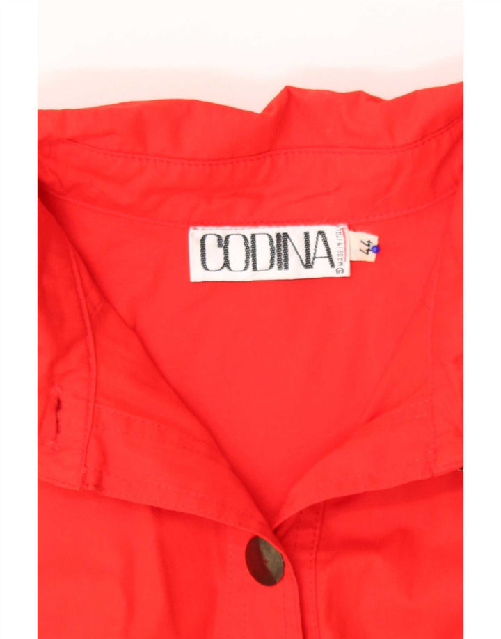 Vestido bainha feminino vintage de manga comprida IT 44 vermelho médio