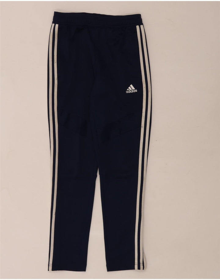 Calças de treino Adidas menino 11-12 anos azul marinho poliéster
