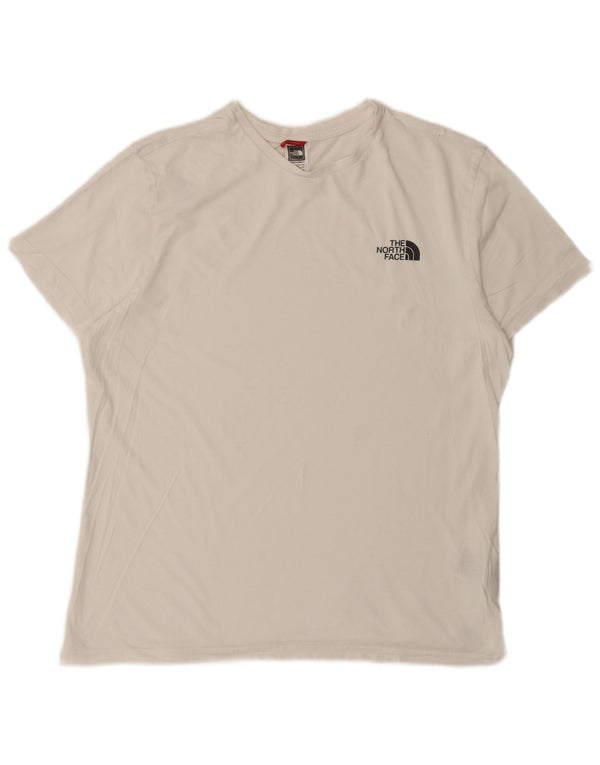 Camiseta masculina The North Face grande algodão branco
