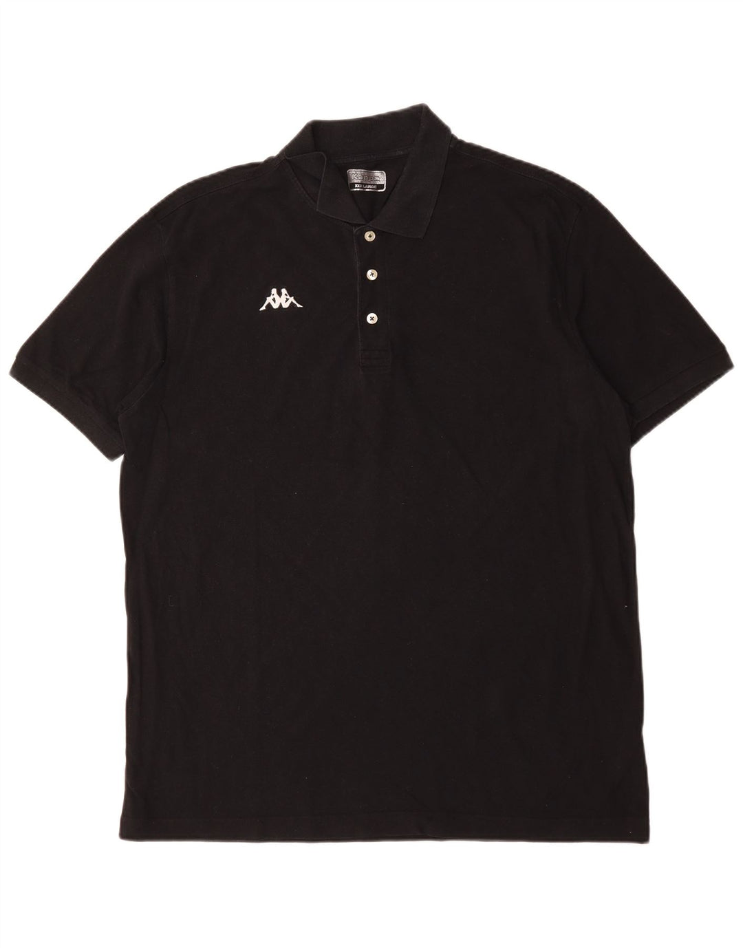 Camisa polo masculina KAPPA 3XL algodão preto