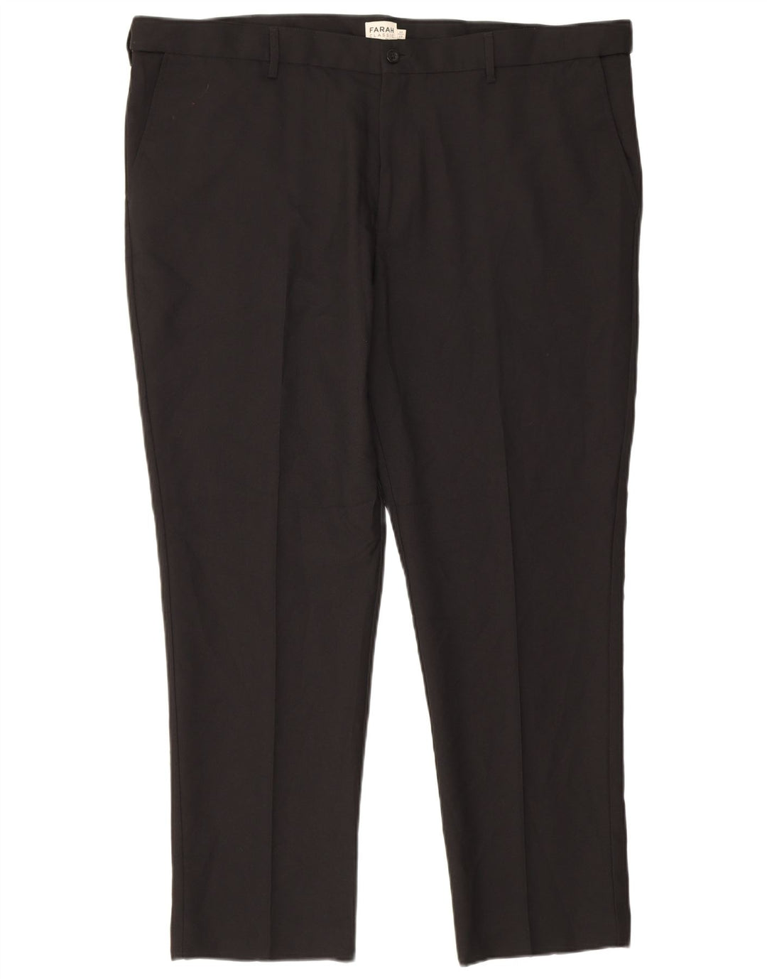 Farah Mens Classic Slim Chino Calça W44 L29 Poliéster Preto