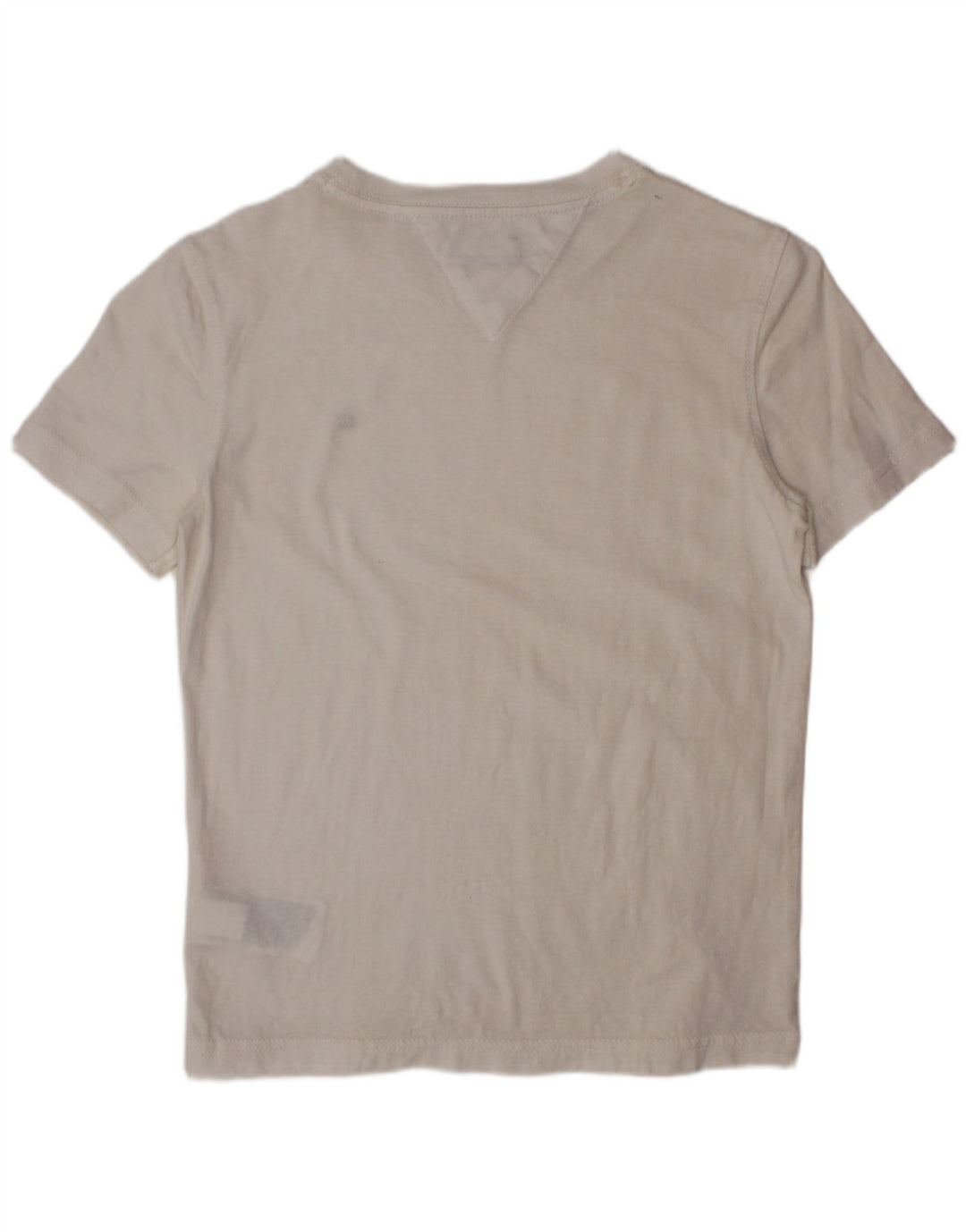 TOMMY HILFIGER Camiseta masculina 7-8 anos algodão branco