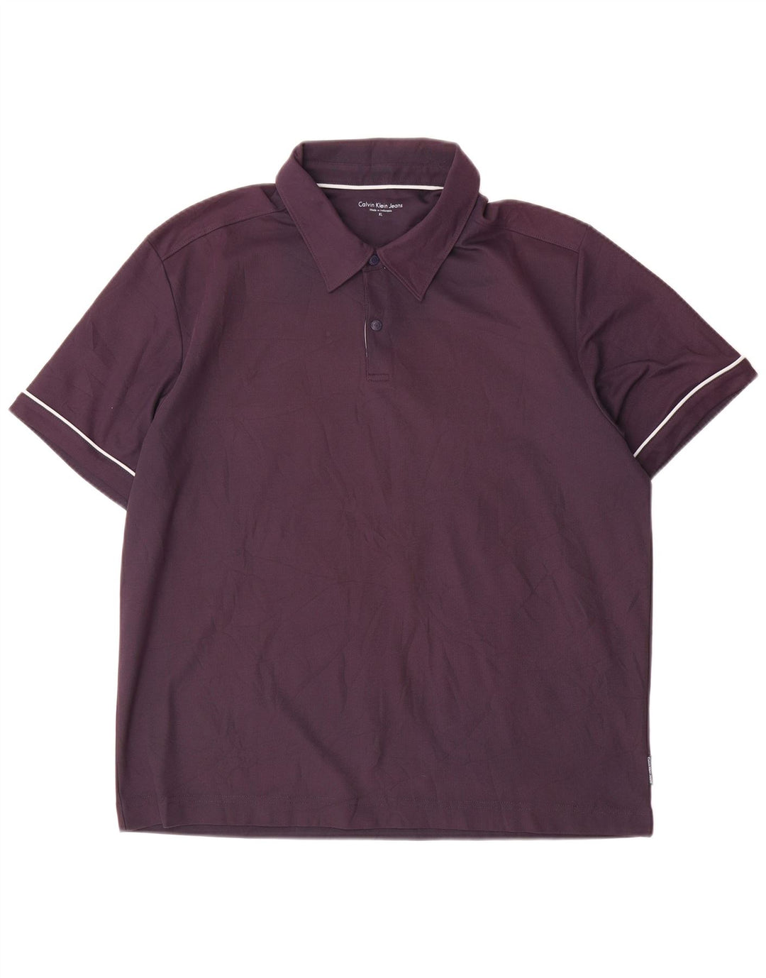 Camisa polo masculina Calvin Klein Jeans XL azul marinho poliéster