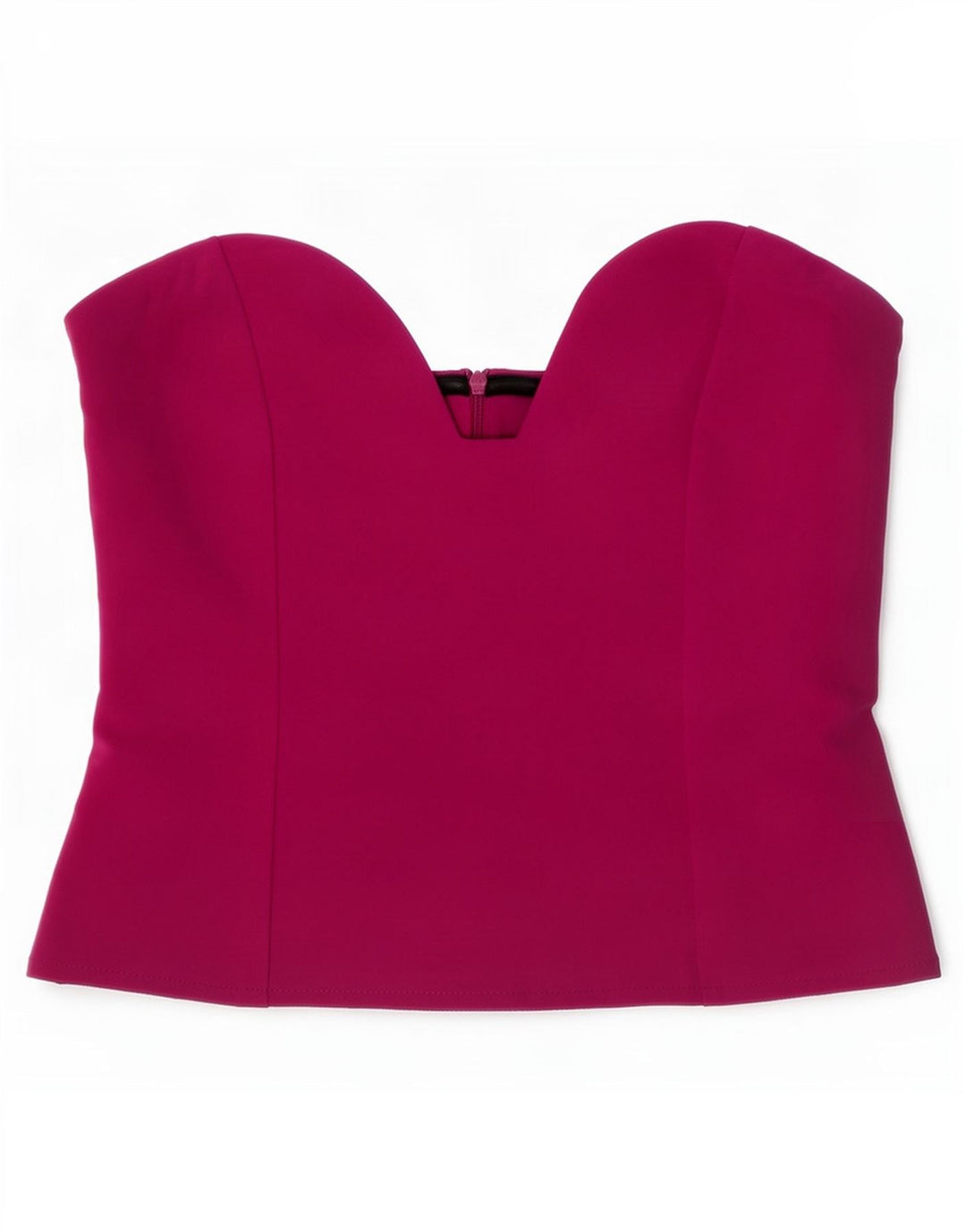 Zara Womens Strapless Top UK 12 Médio Roxo