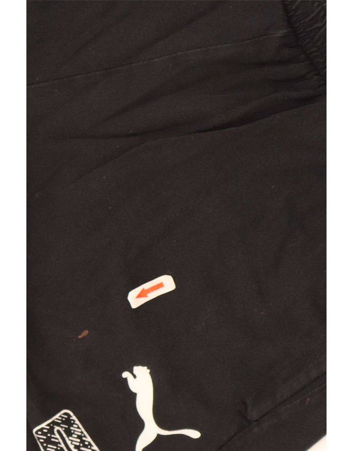 Shorts esportivos gráficos masculinos Puma médio preto algodão