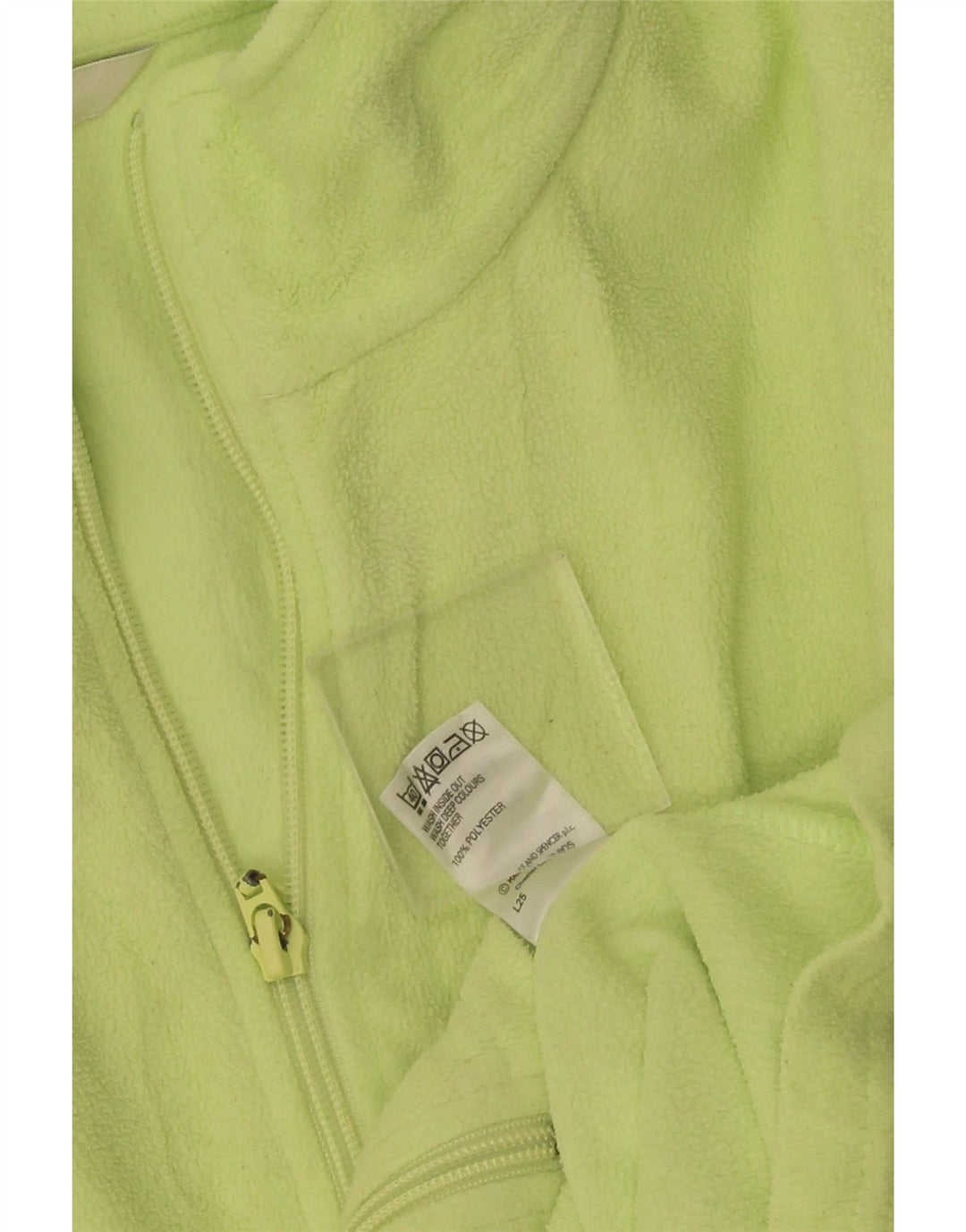 Jaqueta de lã feminina Marks & Spencer UK 20 2XL poliéster verde