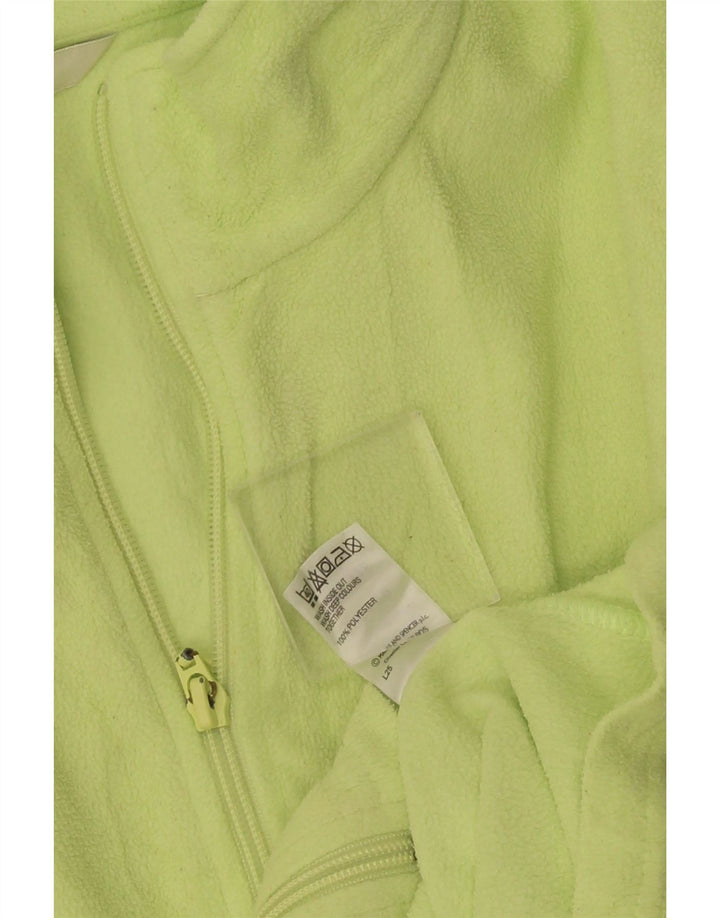 Jaqueta de lã feminina Marks & Spencer UK 20 2XL poliéster verde