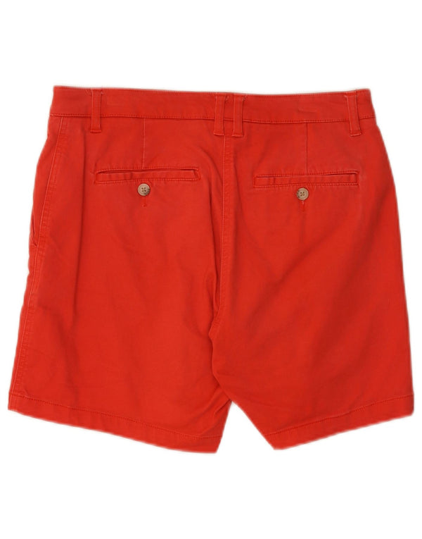 Joules Womens Chino Shorts UK 10 Pequeno W30 Algodão Vermelho