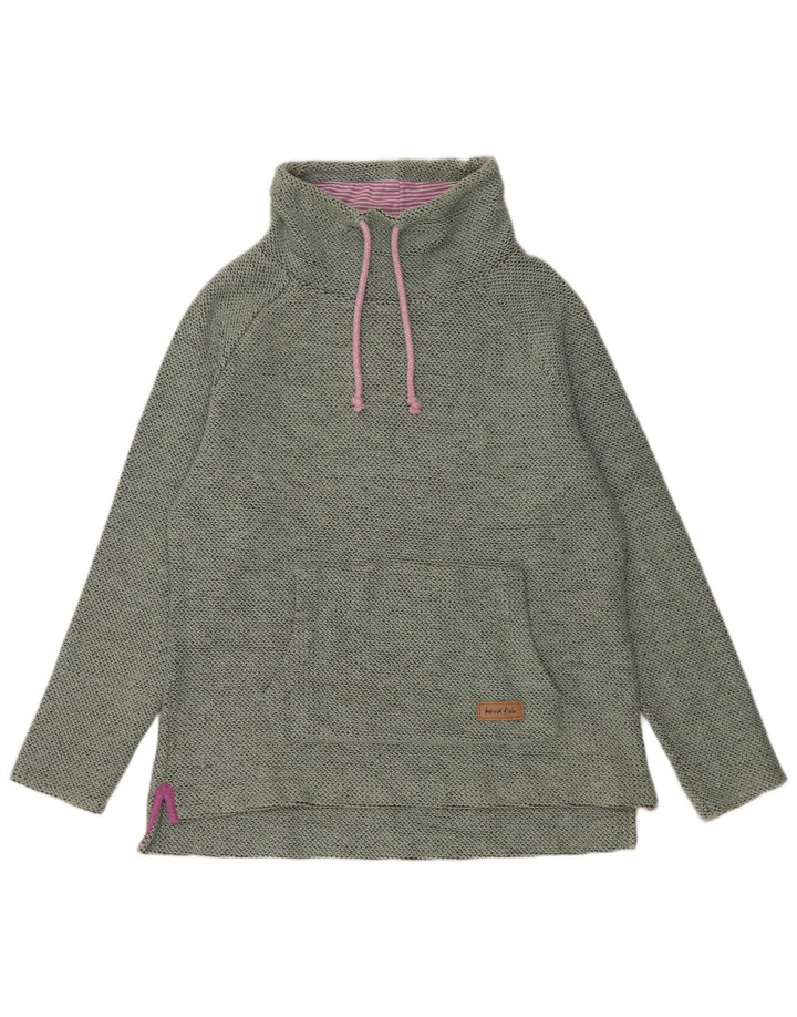 Moletom feminino Weird Fish Jumper Reino Unido 16 grande algodão verde