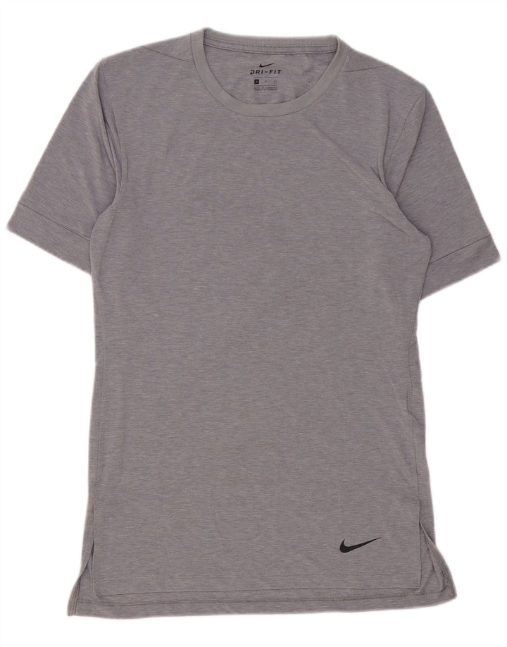 Puma Mens Tall T-Shirt Top Pequeno Poliéster Cinza