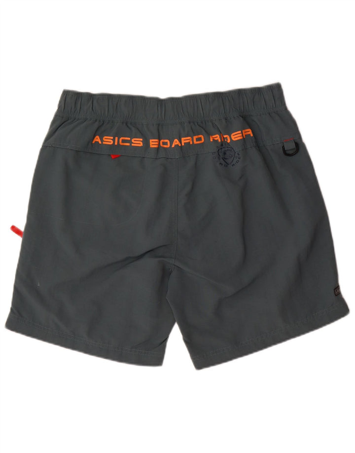 Shorts de natação masculino ASICS Graphic grande azul marinho Colourblock Nylon