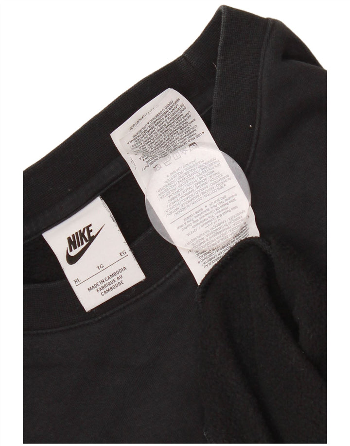 Moletom gráfico masculino Nike Jumper XL preto algodão