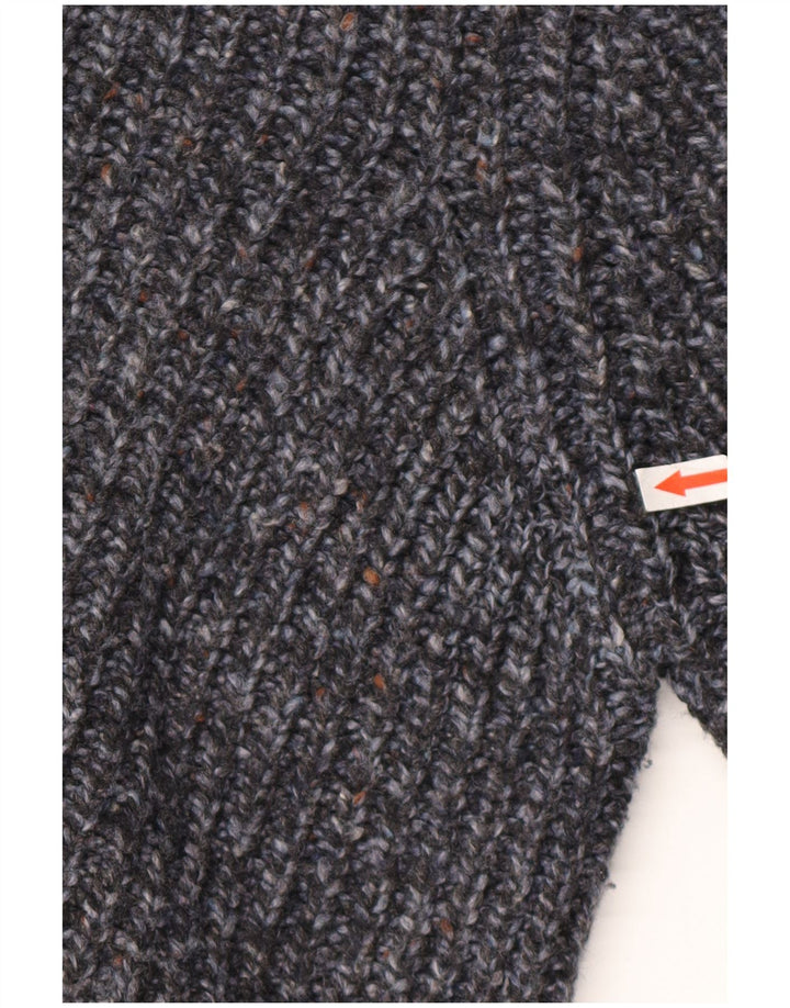 Suéter masculino Marks & Spencer Blue Harbor Boat Neck Jumper grande azul marinho