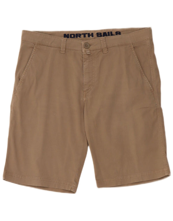 NORTH SAILS Mens Chino Shorts IT 50 Grande W34 Algodão Bege