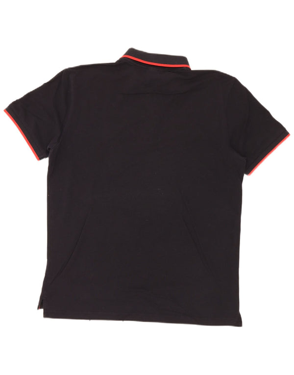 Camisa polo masculina Hugo Boss XL algodão preto
