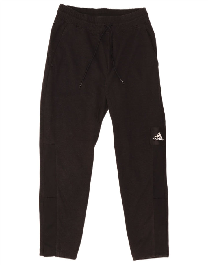 Adidas Mens Climalite Calças de treino Joggers Médio Preto Poliéster