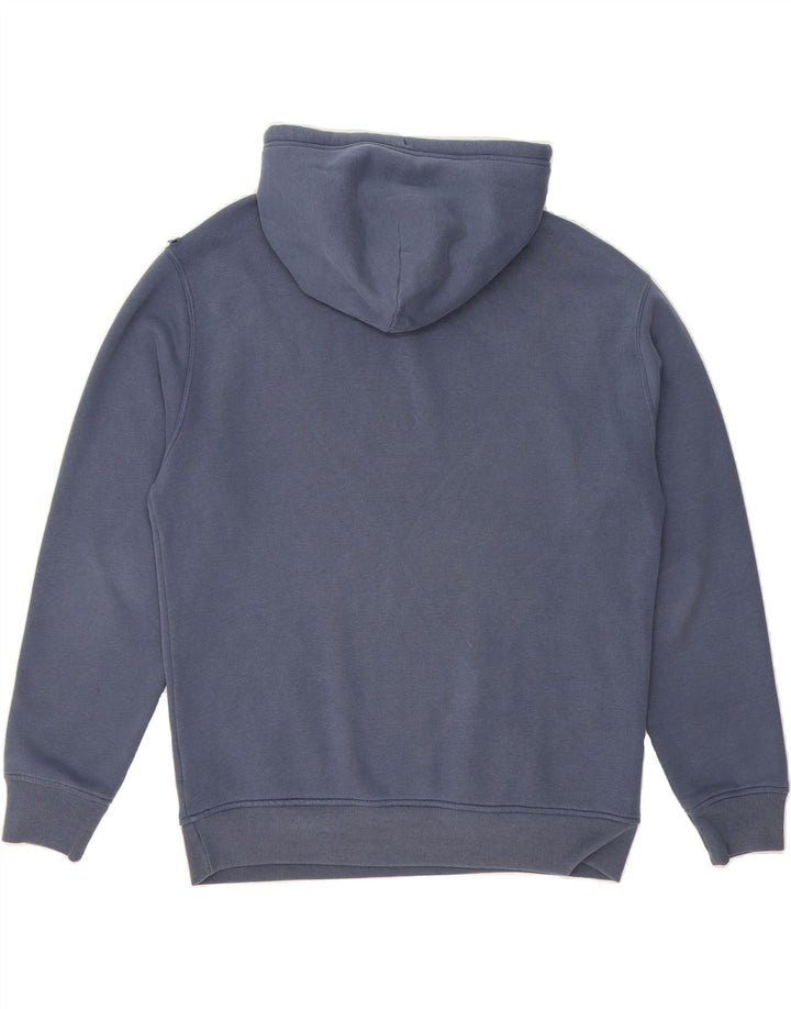 HOLLISTER Mens Relaxed Fit Hoodie Jumper Small Blue Cotton Vintage Hollister and Second-Hand Hollister from Messina Hembry 