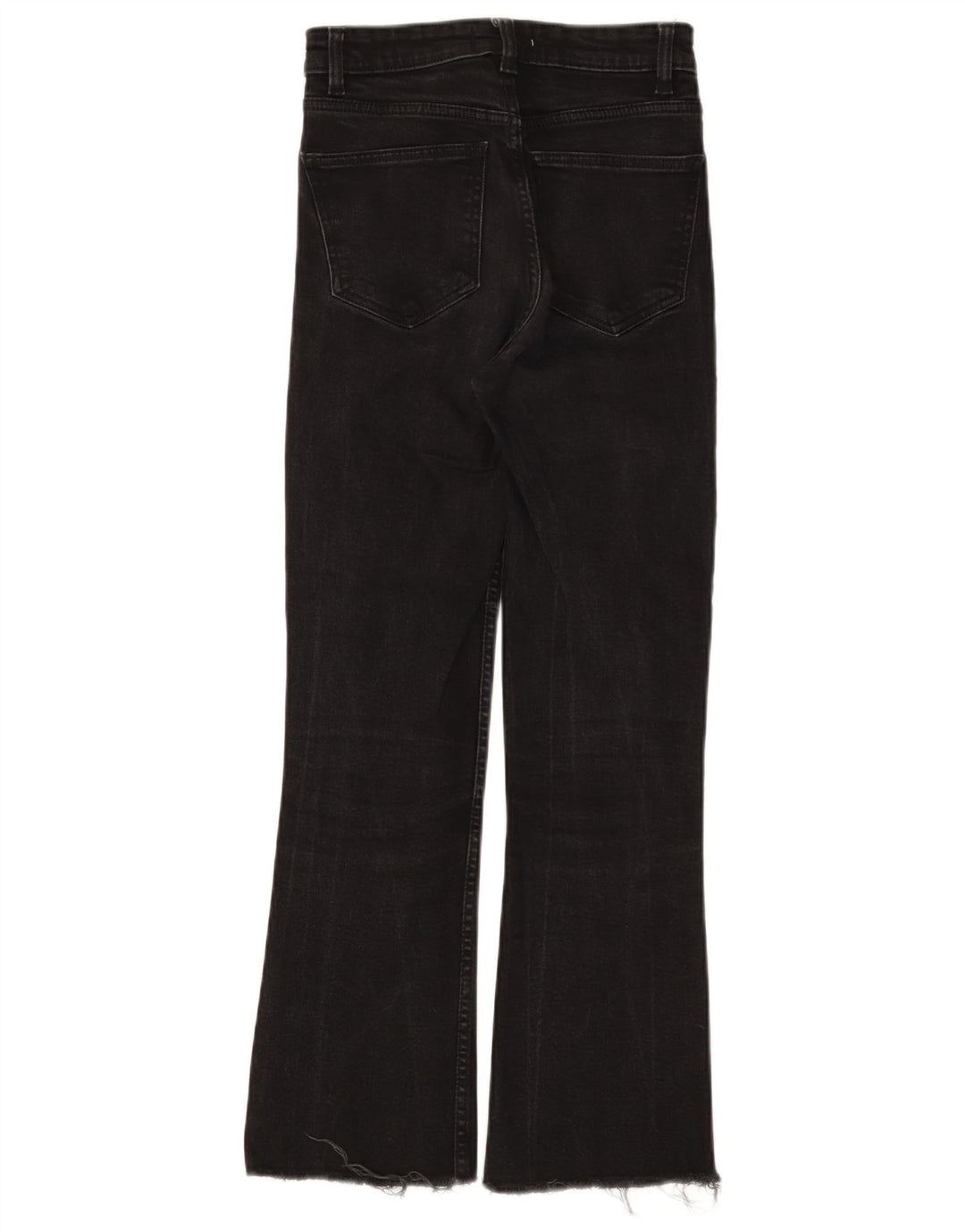 Calça jeans feminina Zara Bootcut EU 34 2XS W24 L26 preta