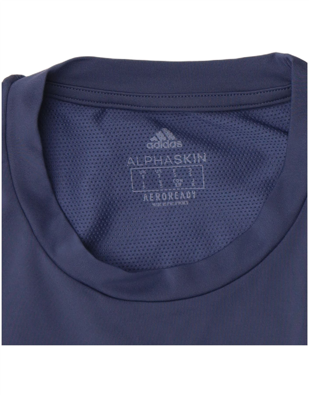 Camiseta Adidas Aeroready Graphic Masculina Pequena Azul Marinho