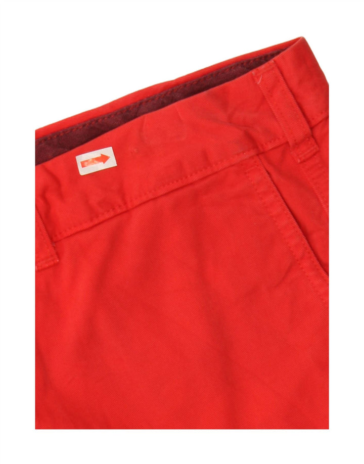 Shorts Chino Feminino Jack Wills Reino Unido 12 Médio W32 Vermelho