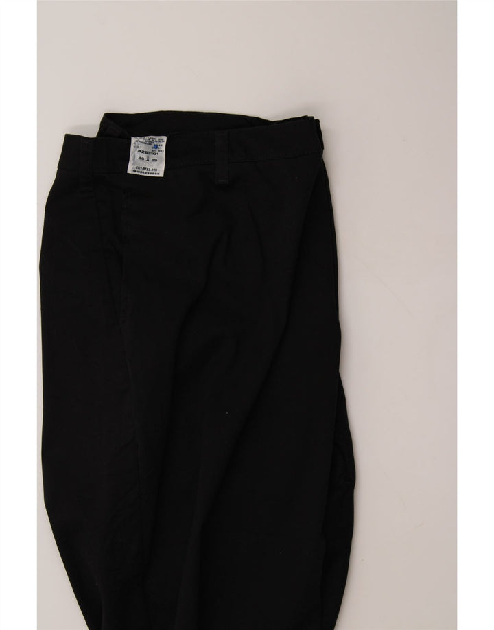 LEE Mens Total Freedom Relaxed Fit Cropped Trousers W40 L25 Black Vintage Lee and Second-Hand Lee from Messina Hembry 