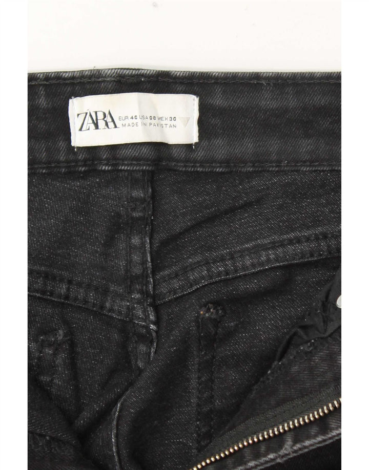 Calça jeans feminina Zara EU 40 médio W30 L24 preto