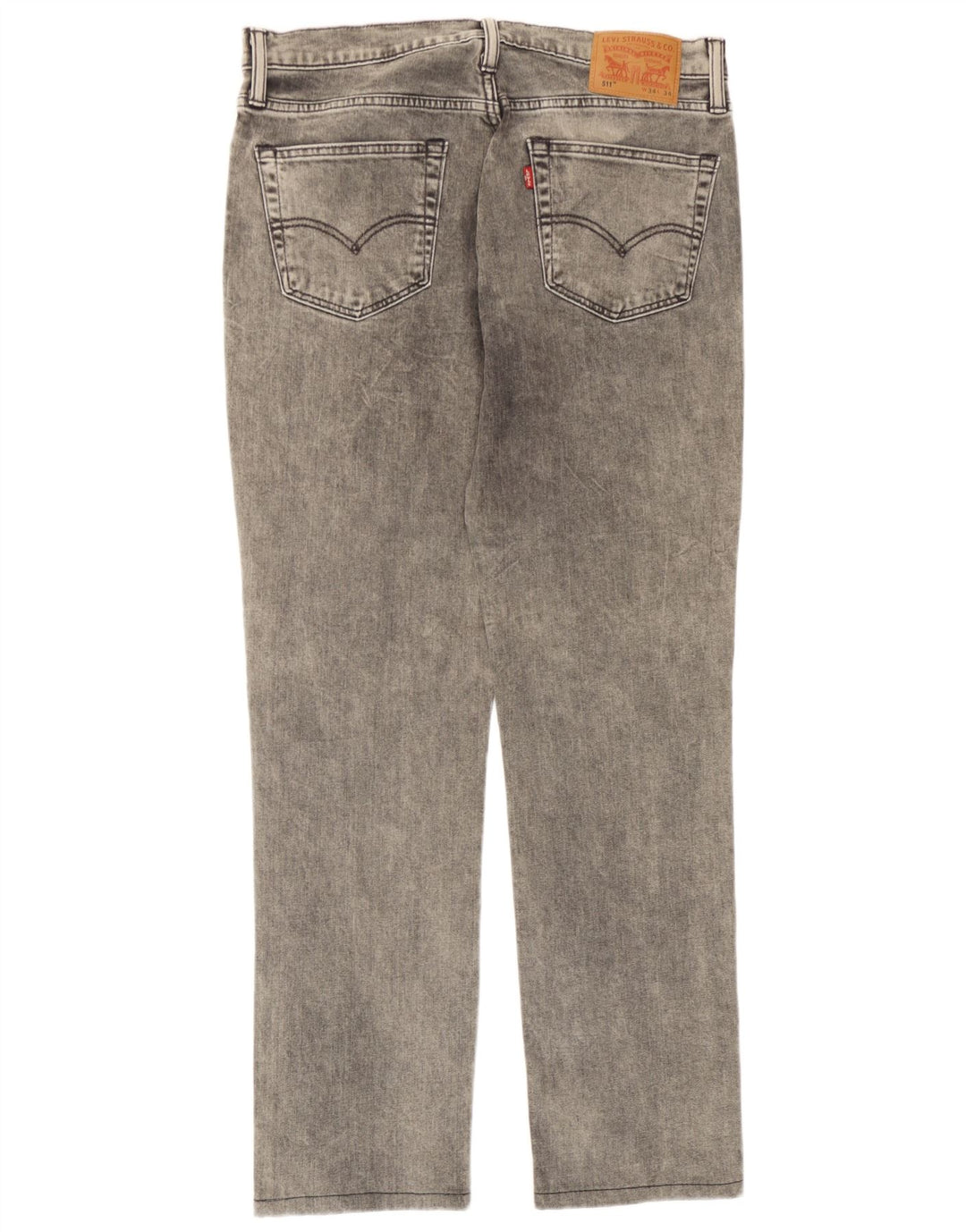 Calça Jeans Levis 511 Slim Masculina W34 L31 Cinza Algodão