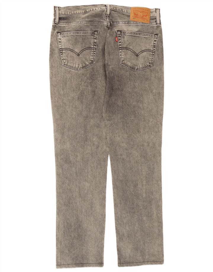 Calça Jeans Levis 511 Slim Masculina W34 L31 Cinza Algodão