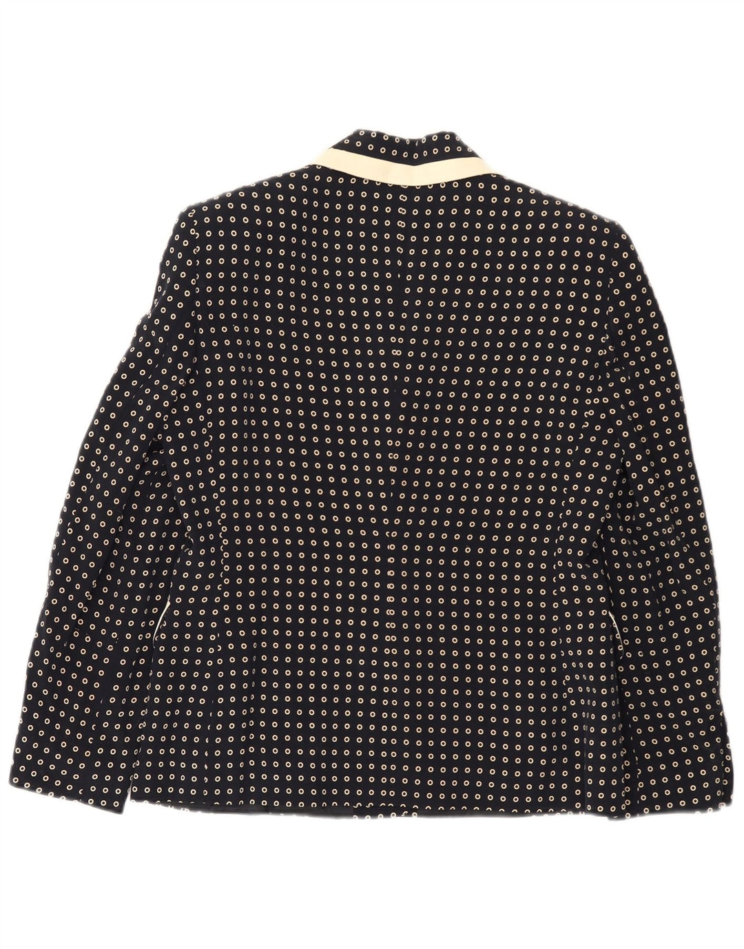 Conjunto de saia feminina SUPERIOR de 2 peças IT 44 médio W30 azul marinho manchado