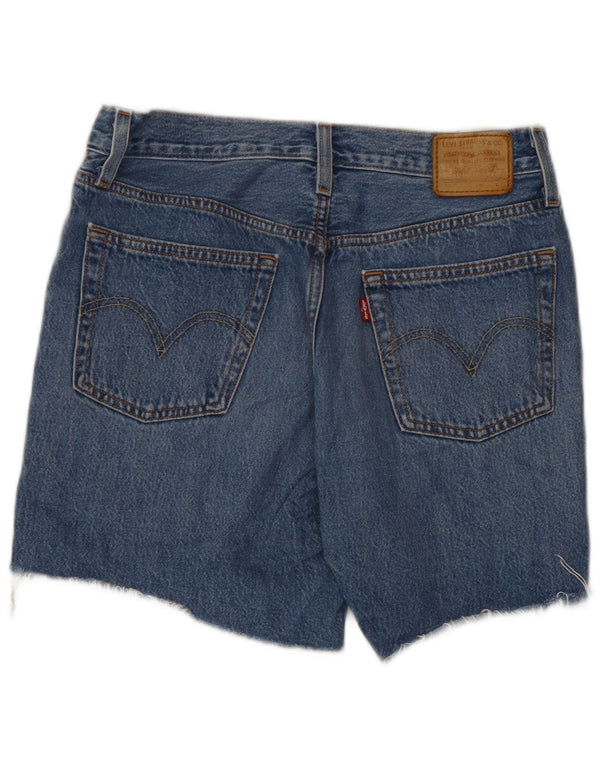 Shorts jeans feminino Levi's 501 W27 pequeno azul algodão