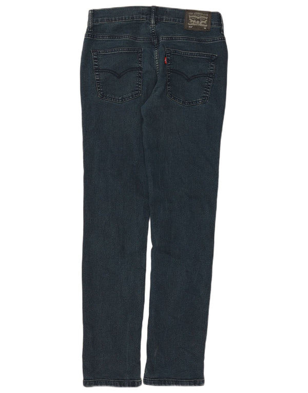 Jeans Levi's Boys 512 Slim Tapered 15-16 Anos W30 L31 Azul Marinho Algodão
