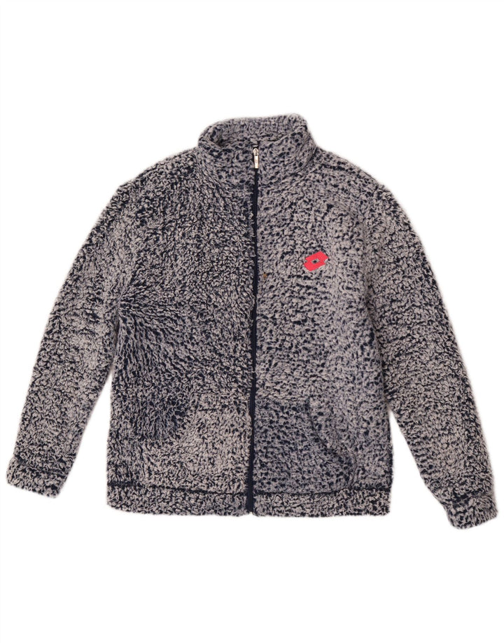 Jaqueta de lã feminina Lotto UK 18 XL azul poliéster