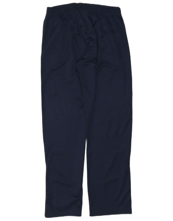 Calça de treino masculina Asics grande poliéster azul marinho